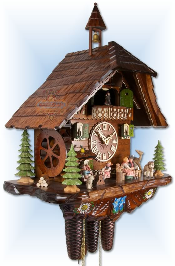 Cuckoo Clock AH 801/1 8TMT Happy Family | by Adolf Herr | On Sale