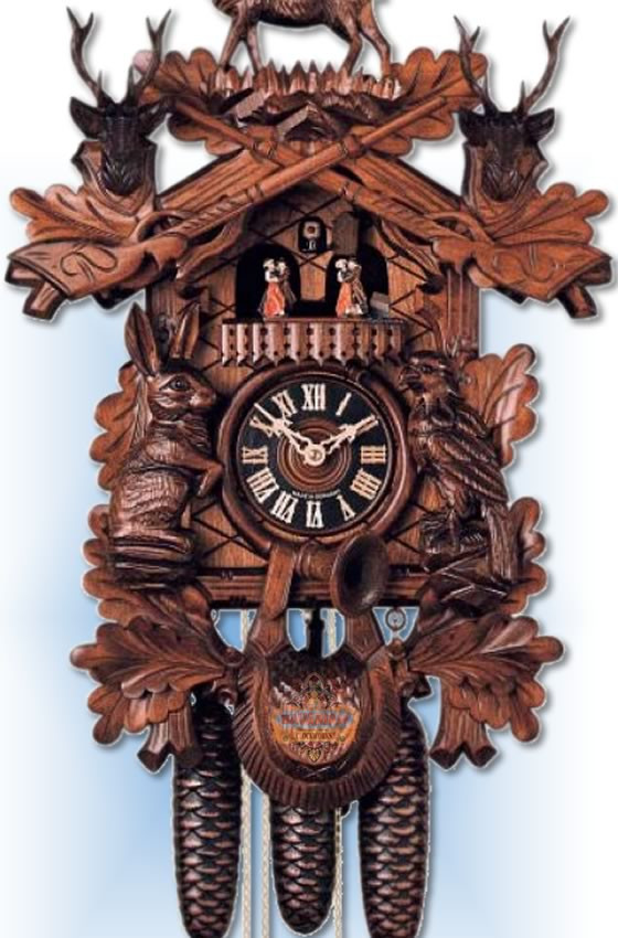 Cuckoo Clock 8637/4Tnu Standing Buck II | by Hones | On Sale