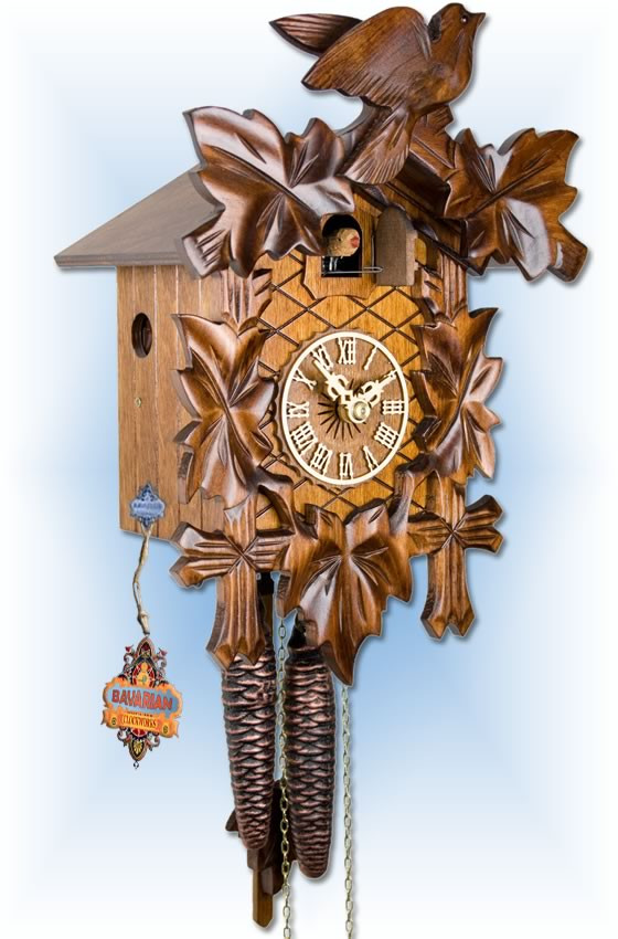 Cuckoo Clock AH 100/1 Vine Leaves | by Adolf Herr | On Sale