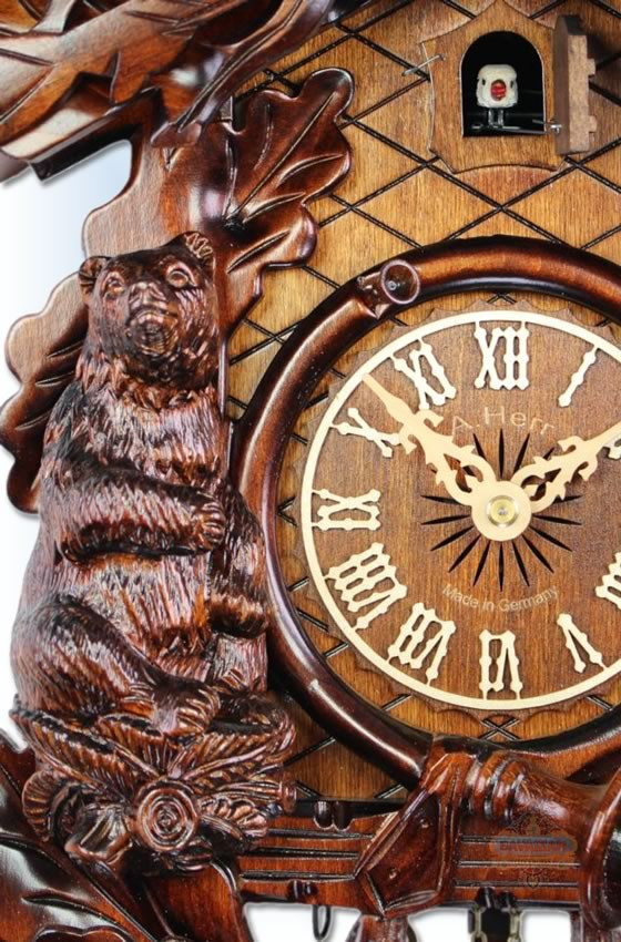 Cuckoo Clock AH 474/1 8T The Bear Hunter | by Adolf Herr | On Sale