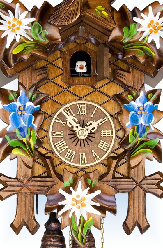 Cuckoo Clock AH 100/8 Alpine Floral | by Adolf Herr | On Sale