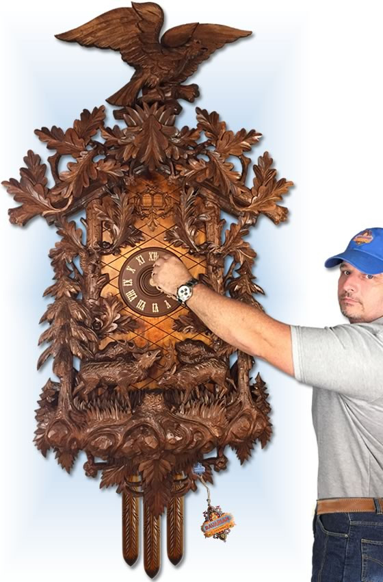 Cuckoo Clock 5955 Grand Collectors | by Rombach & Haas | On Sale