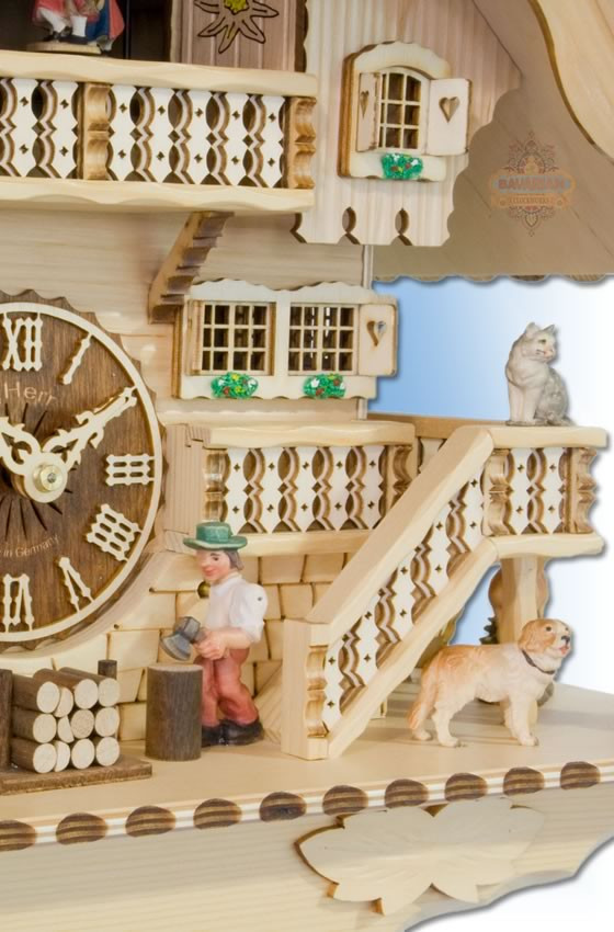 Chapel Lodge　家型置時計　Made in ENGLAND　インテリア Cuckoo Clock AH 840/0 8TMT Hunting Chopper | by Adolf Herr | On Sale