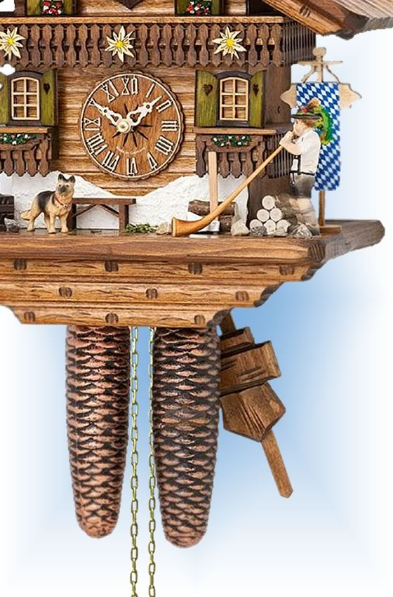 Cuckoo Clock 874 EX Alpine Horn | by Hekas | On Sale