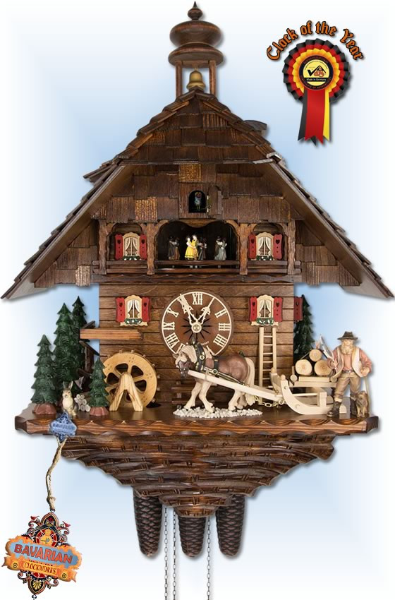 Cuckoo Clock 5.8861.01.P Timber Haul | by August Schwer | On Sale