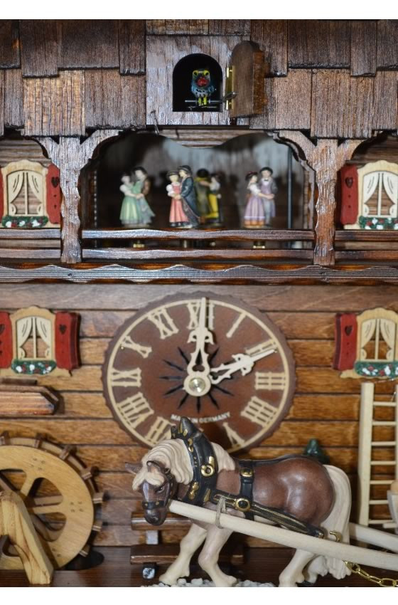 Cuckoo Clock 5.8861.01.P-2 Mounted Timber Haul | by August Schwer