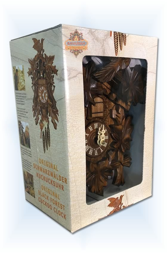 Cuckoo Clock 8.4910.04 Gift Boxed | by Bavarian Clockworks | On Sale