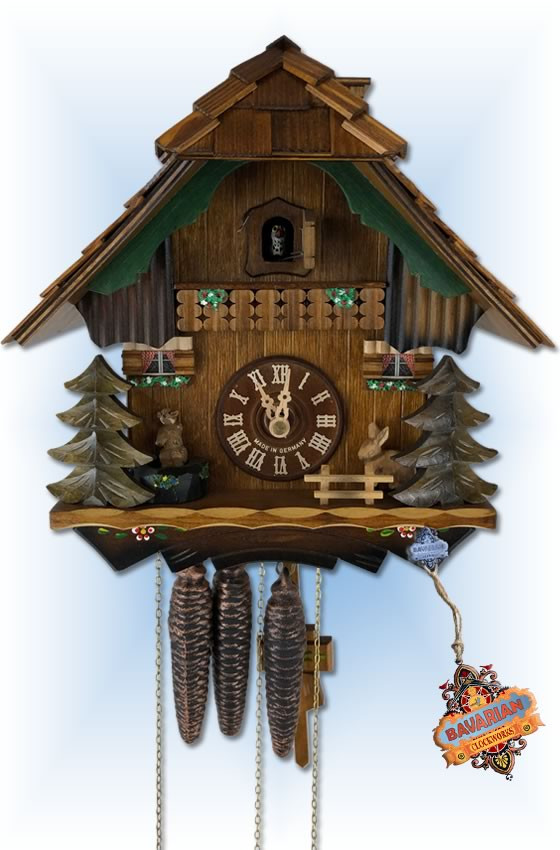 Cuckoo Clock 3.0314.10.C Jumping Chipmunk | by August Schwer | On Sale