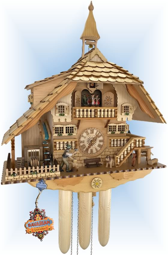 Cuckoo Clock 8TMT 1071/0 Natural Sawmill | by Schneider | On Sale