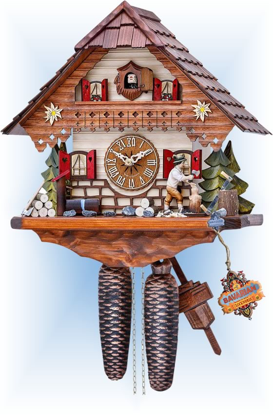 Cuckoo Clock 865 EX Mill Worker | by Hekas | On Sale