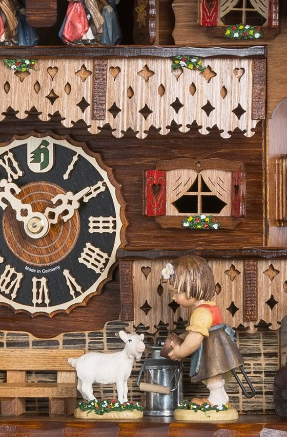 Cuckoo Clock 86753T Girl-n-Goat | by Hones | On Sale