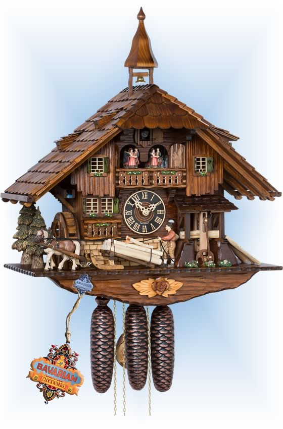 Cuckoo Clock 86230T Saw Mill | by Hones | On Sale