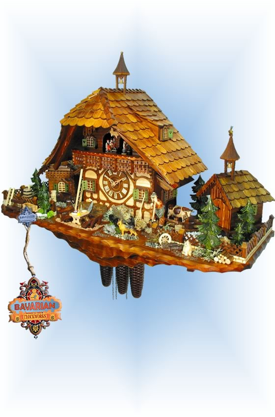 Cuckoo Clock 5.8878.01.P Goat Herder Farm | by August Schwer | On Sale
