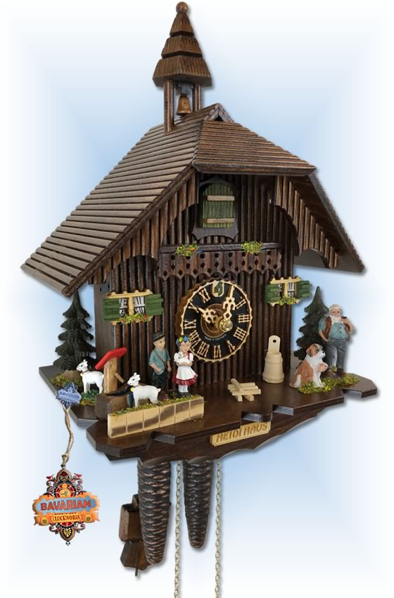 Heidi Haus 12” Cuckoo Clock Item Number: HN1288