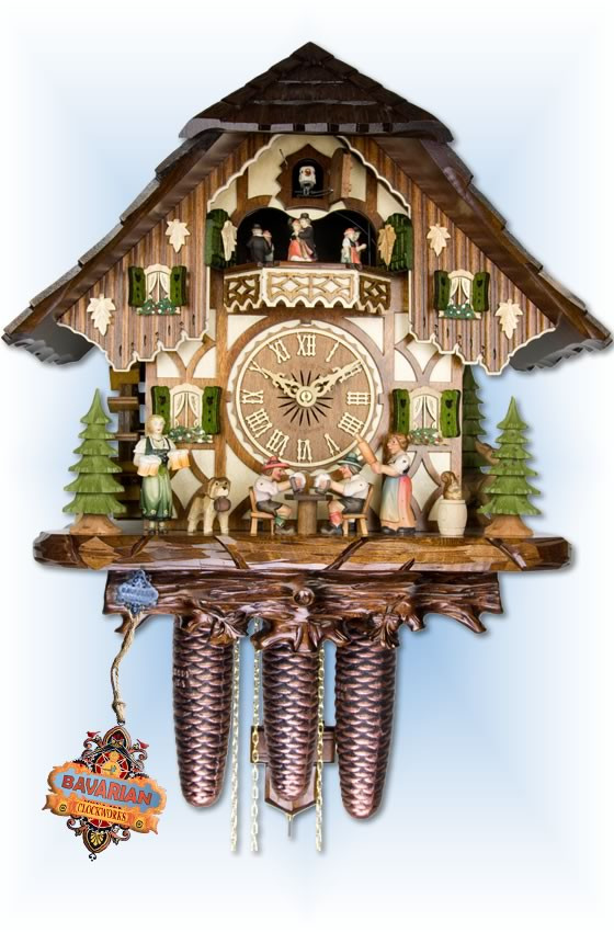 Cuckoo Clock AH 821/12 8TMT Tipsy Brothers | by Adolf Herr | On Sale