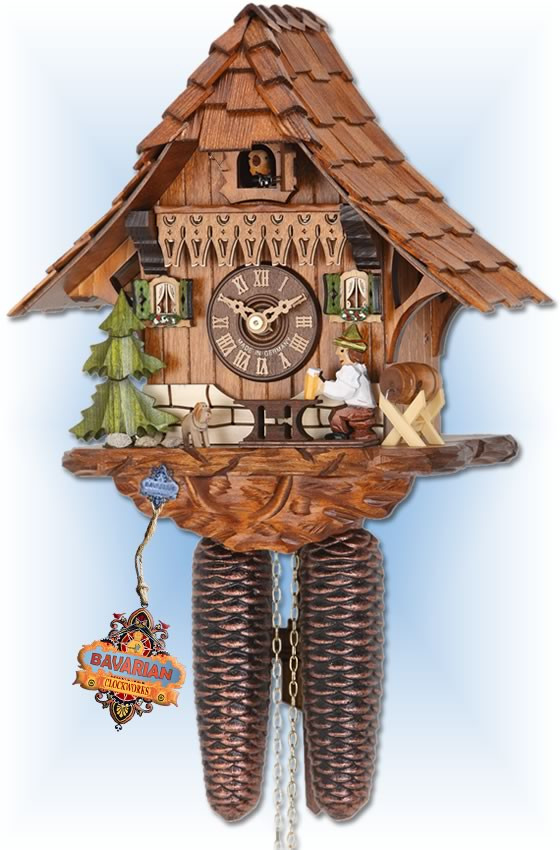 Cuckoo Clock 889 EX Pitched Roof | by Hekas | On Sale