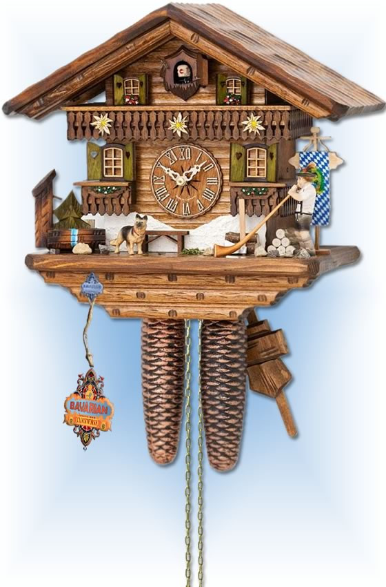 Cuckoo Clock 874 EX Alpine Horn | by Hekas | On Sale