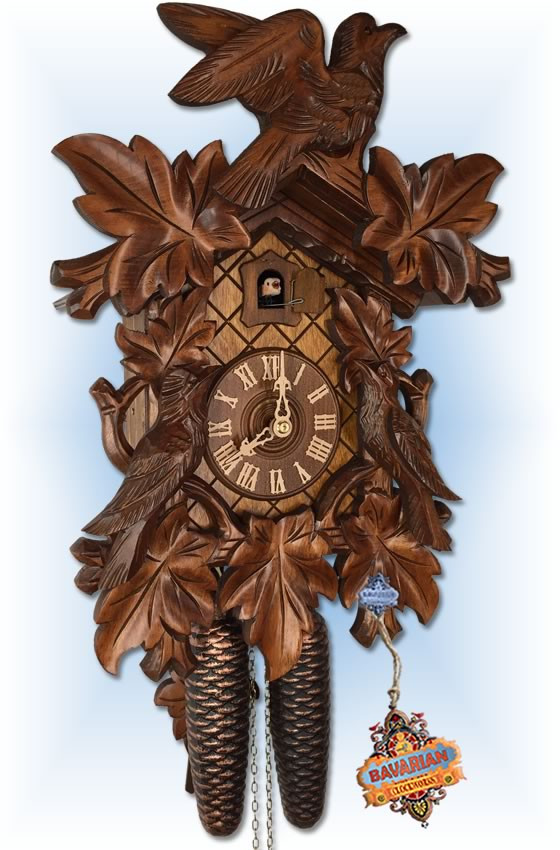 Elegant Clockwork 狂三 FBR PSA10 Cuckoo Clock 3430 Classic Bird | by Rombach & Haas | On Sale