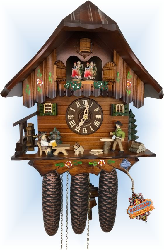 Cuckoo Cuckoo Clock 8TMT 5407/10 Work and Play | by Schneider | On Sale