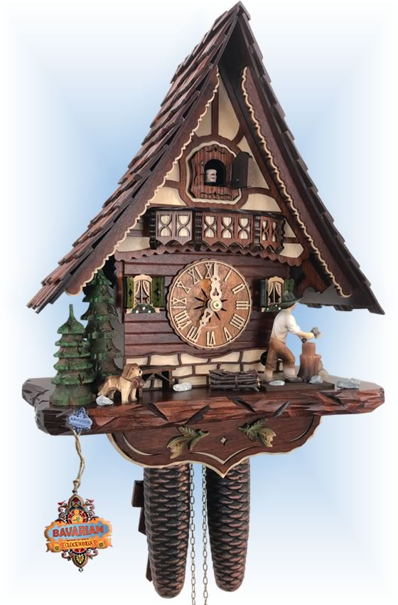愛知時計電気の振り子時計 Cuckoo Clock ブラウン Cuckoo Clock 816 EX Swiss Chopper | by Hekas | On Sale