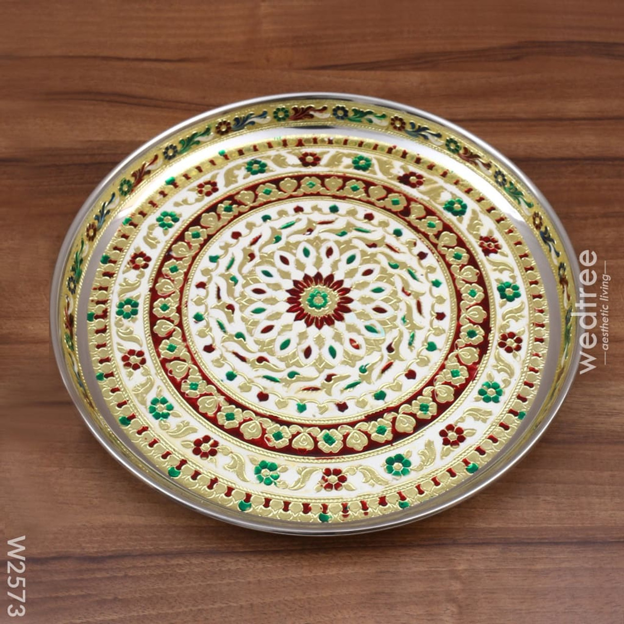 Aarti plates for marriage  Plate design, Decorative plates, Plates