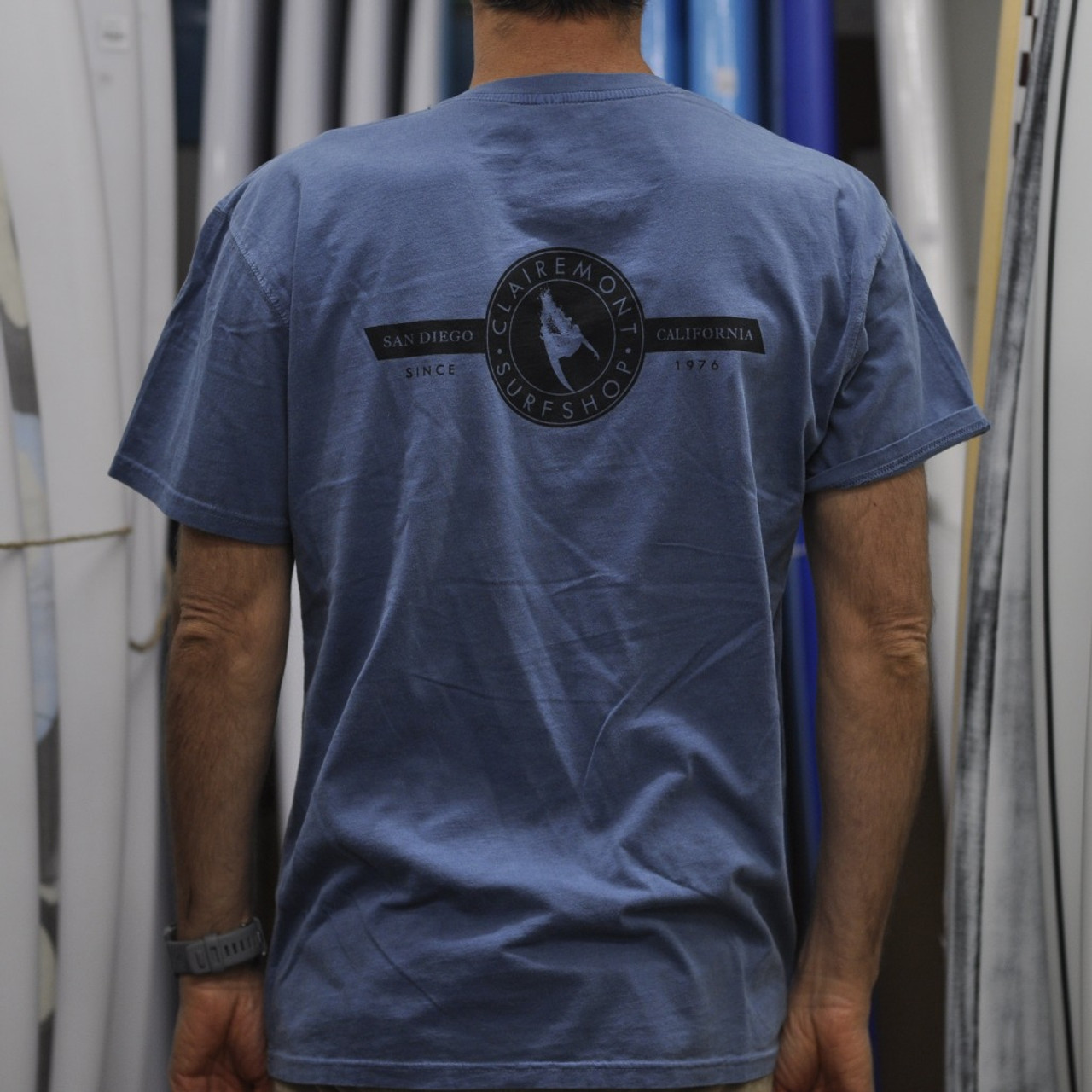 Circle Banner Dye Pocket Pocket Dye Tshirt Clairemont Surf Shop