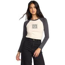 Fierce Paradise Ls Raglan 24B033502 WOMEN'S TOP