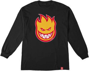 L/S Bighead Flame YOUTH SKATE     TSHIRT