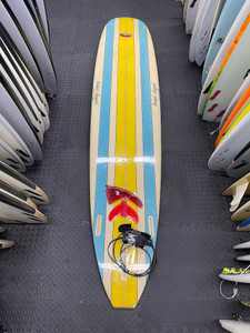 9'6 Robert Aug W/Fins T#004 W/LEASH SURF      USED BOARD