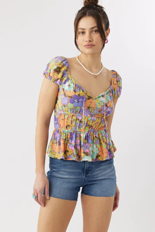 Raja Multi Floral SP3404031 WOMEN'S TOP