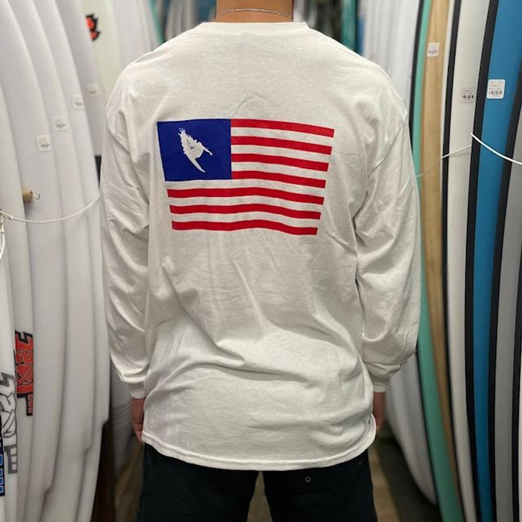 American Flag L/S L/S TSHIRT