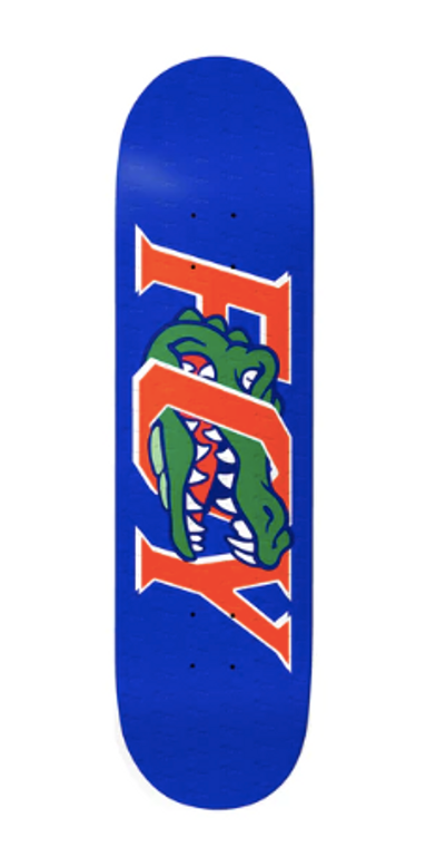 Gator Blue Deck FOY SKATE     DECK