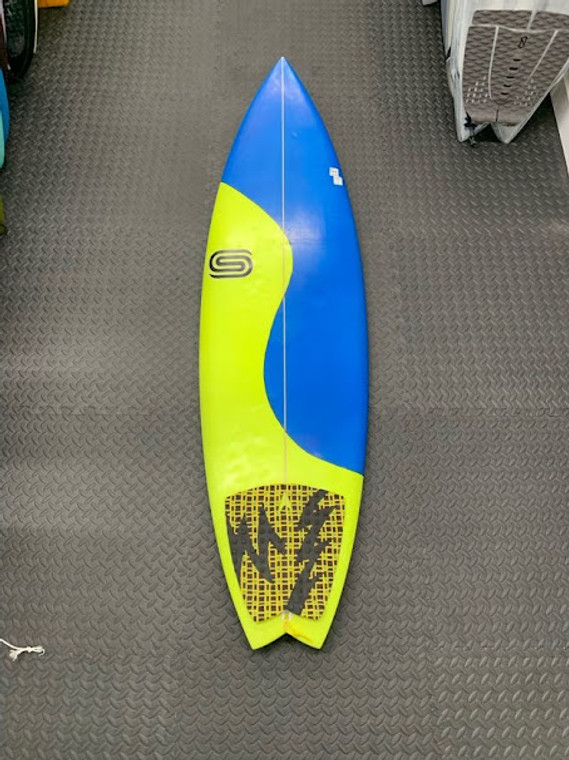6'0 Sauritch Fut C#974 19 1/4 X 2 3/8 SURF      USED BOARD