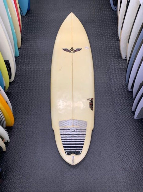 6'8 Von Sol Fcs(Og) T#? 22 X 2 3/4 SURF      USED BOARD