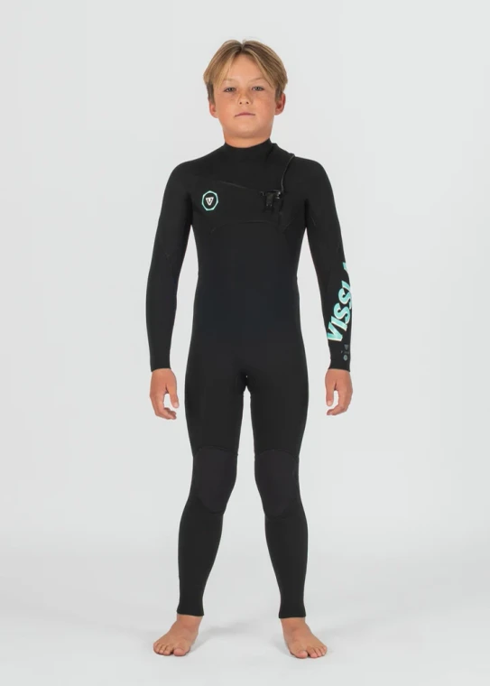 4/3 7 Seas Boys Full Chest Zip BW43Y7FC WETSUIT   YOUTH