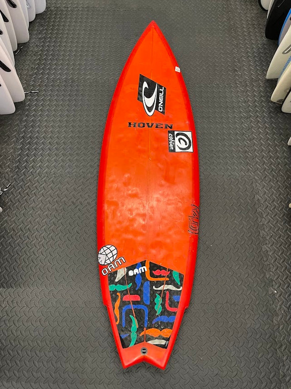 5'9 Bob Hurley C#419 SURF      USED BOARD