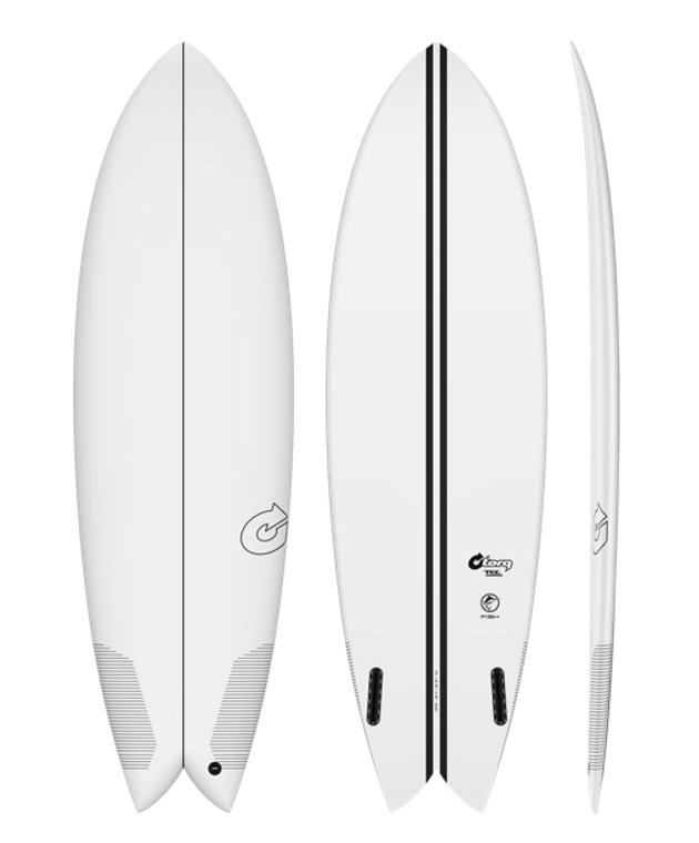 FISH WHITE PINLINE 7'2"  SURF