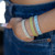 Be wise, Be Wonderful, Be Yourself - Leather message bracelet