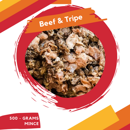 Single Protein 100% Beef Tripe and Beef Trim