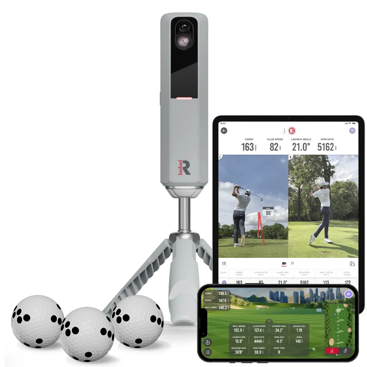 Rapsodo MLM2PRO Mobile Launch Monitor + Golf Simulator 上達へと導くゴルフテ Rapsodo MLM2 Pro Golf Launch Monitor