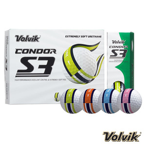 Volvik Condor S3 Tour Soft 360 Alignment Golf Balls Volvik Condor S3 Tour Soft 360 Alignment Golf Balls