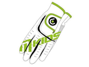 MKids Golf MKids Junior Glove Left hand White/Lime Green - Large MKids Golf MKids Junior Glove Left hand White/Lime Green - Large