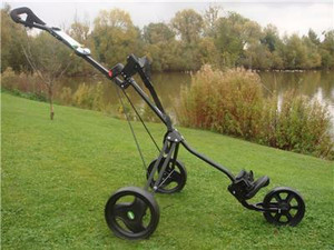 Greenway Golf GreenWayGolf - 3 Wheel Push/Pull Compact Golf Trolley Black Greenway Golf GreenWayGolf - 3 Wheel Push/Pull Compact Golf Trolley Black