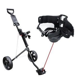 Masters Golf Junior 1 Series 2 Wheel Pull Trolley - Bottom Bag Bracket