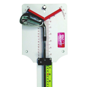 Masters Golf Club Length Ruler with Rh Lh Angle Soling Plate Masters Golf Club Length Ruler with Rh Lh Angle Soling Plate