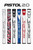 Six SuperStroke Pistol GT 2.0 putter grips displayed vertically in different colours, with the PISTOL 2.0 logo above Six SuperStroke Pistol GT 2.0 putter grips displayed vertically in different colours, with the PISTOL 2.0 logo above