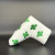 Four-Leaf Clover Pattern Golf Blade Putter Head Cover. Four-Leaf Clover Pattern Golf Blade Putter Head Cover.