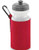 Quadra Drinks Bottle and Carabiner Clip Holder - Simply Attach to Golf Bag or Trolley - Red Quadra Drinks Bottle and Carabiner Clip Holder - Simply Attach to Golf Bag or Trolley - Red