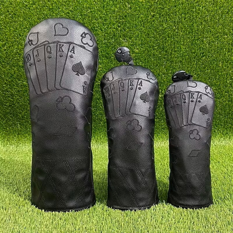 Poker Card Golf Headcover Set