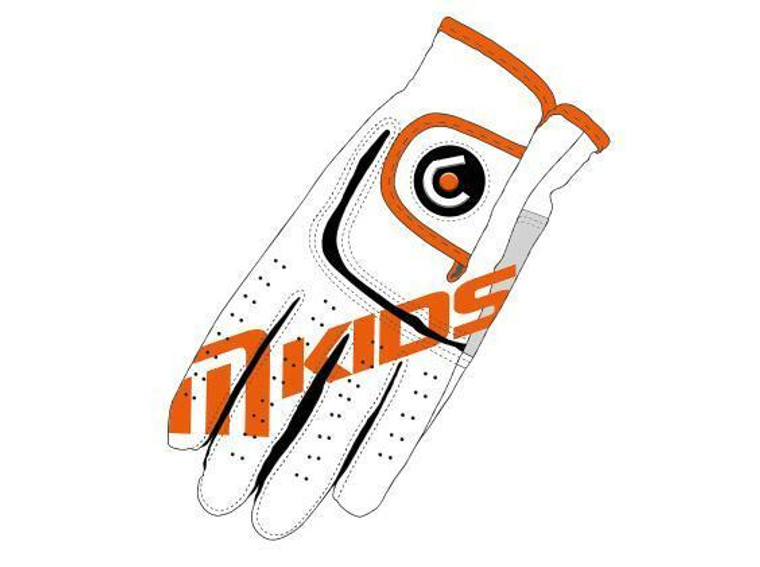 MKids Golf MKids Junior Glove Left hand White/Orange - Small